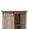 Flash Furniture Harrison 36in. Wide Rustic Farmhouse Storage Cabinet Bookcase w/Sliding Barn Door, Graywash ZG-026-GRYWSH-GG - alternate 3